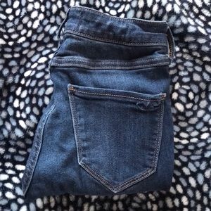 Hollister High Rise Jean Legging denim distressed advanced stretch 0S 24